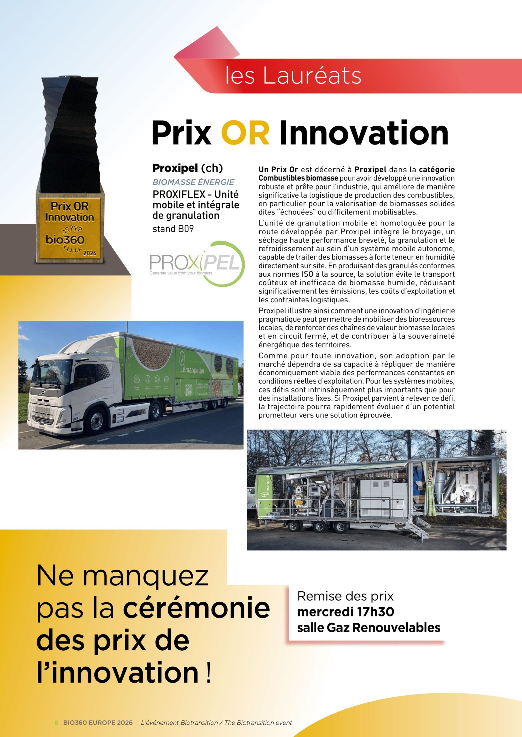Proxipel Wins the bio360 Innovation Contest