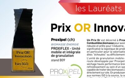 Bio360 2026 : Proxipel lauréat du Prix OR Innovation